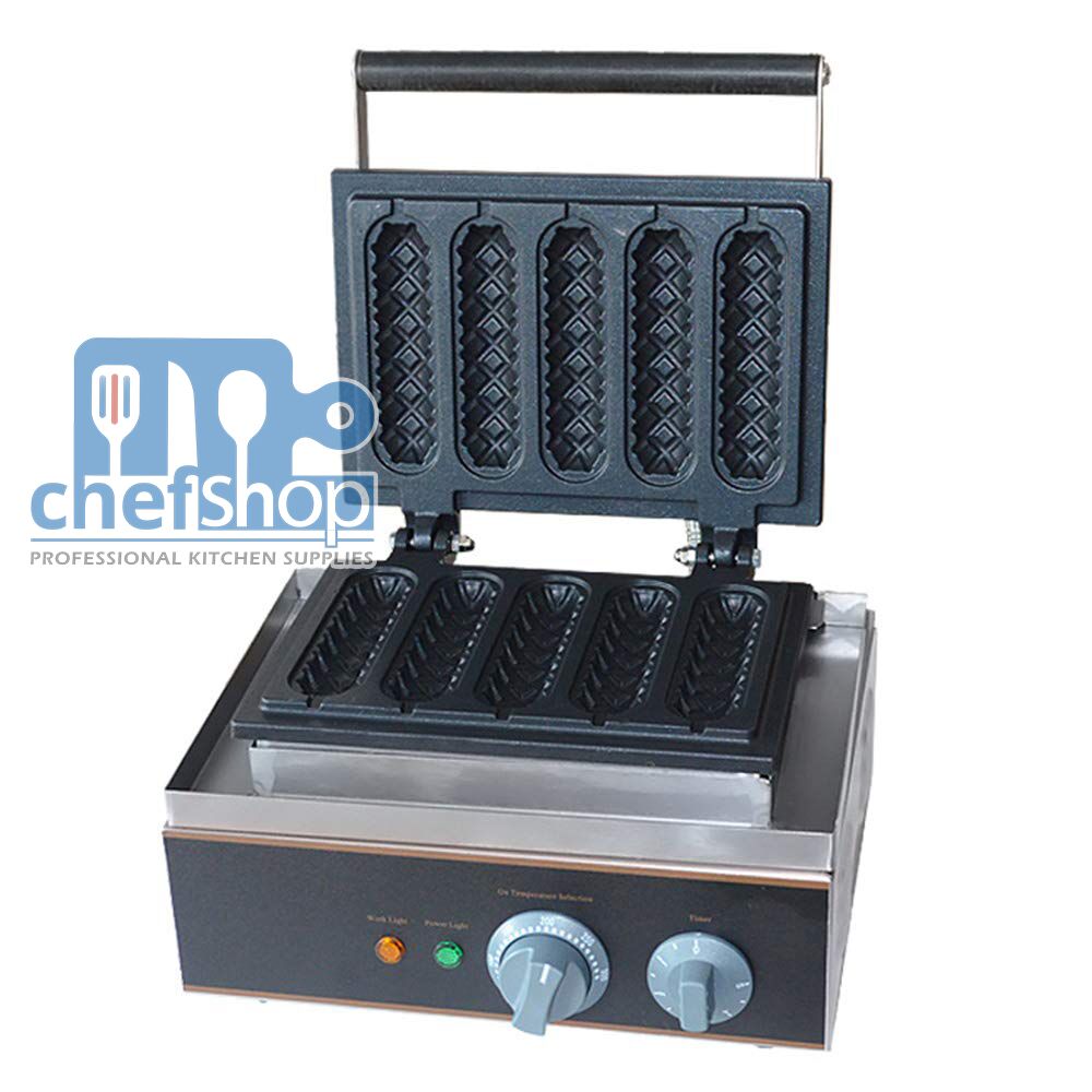 ماكنة وافل هوت دوج 6 حبات hot dog Waffles Makers 6pcs