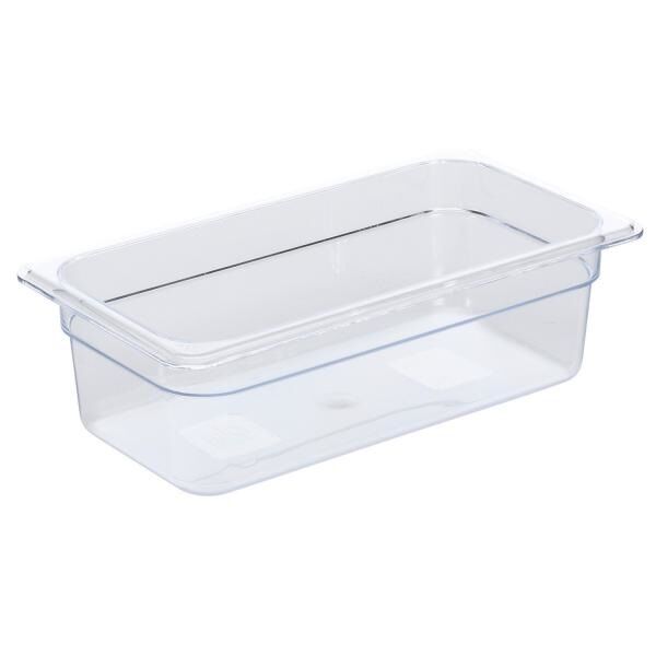 جاط اكرليك حجم 1/3 GN عمق 10 سم CLEAR PLASTIC GN CONTAINER 1/3 GN depth 10 cm 