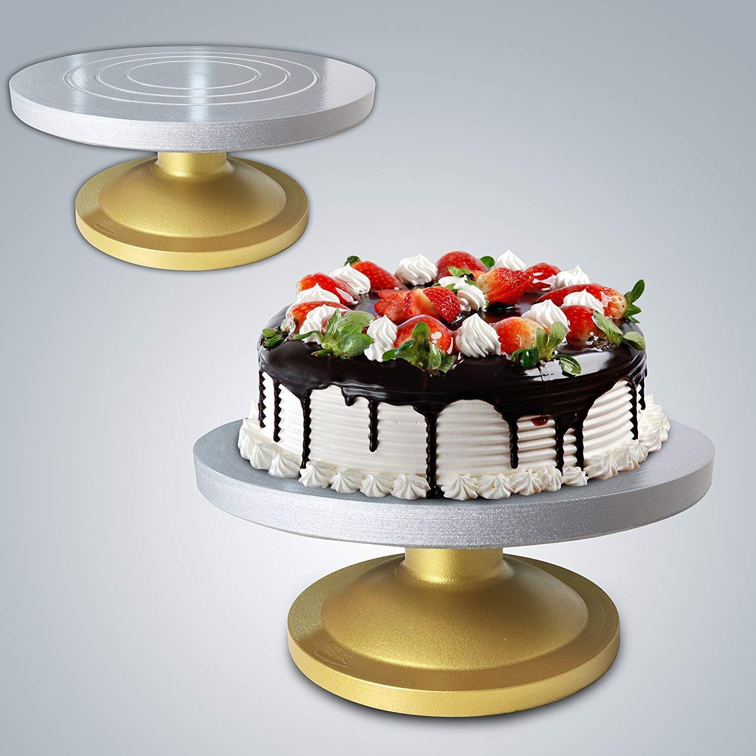 ستاند تزيين كيك دوار 30 سم ROTATING CAKE STAND 30 cm