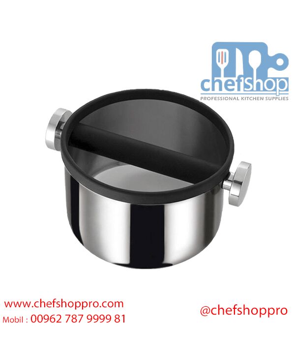 كنتينر تفريغ قهوه ستانلس ستيل Domestic knock box 105 mm