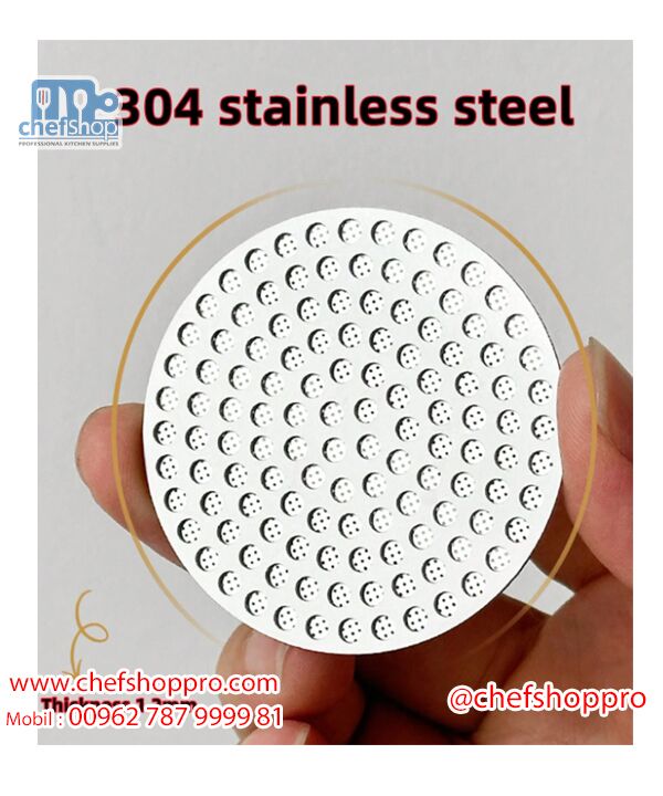 فلتر قهوة اسبريسو شبكة طبقتين 58 Coffee Filter Espresso Secondary Water Separation Network Coffee Sintering Filter Barista Filter